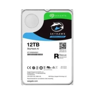 Seagate Skyhawk AI 12 TB 3.5 İnç SATA 3 7200 RPM Surveillance ST12000VE001 HDD