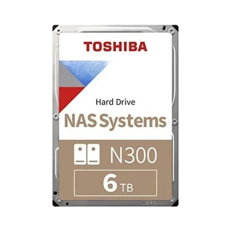 Toshiba N300 6 TB 3.5 İnç SATA 3 7200 RPM NAS HDWG160UZSVA HDD