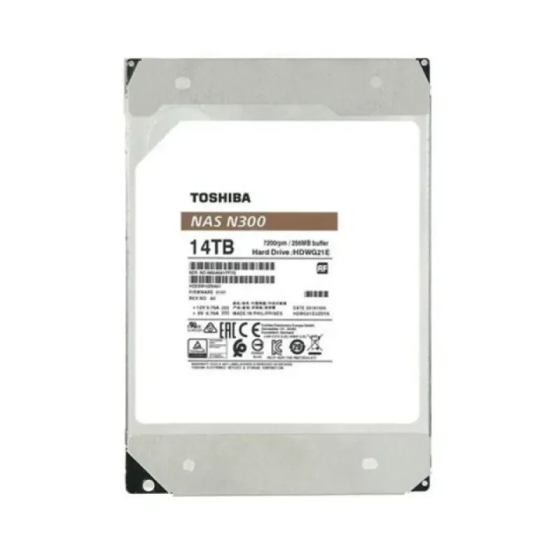 Toshiba NAS N300 14 TB 3.5 İnç SATA 3 7200 RPM HDEXW10ZNA51F HDD
