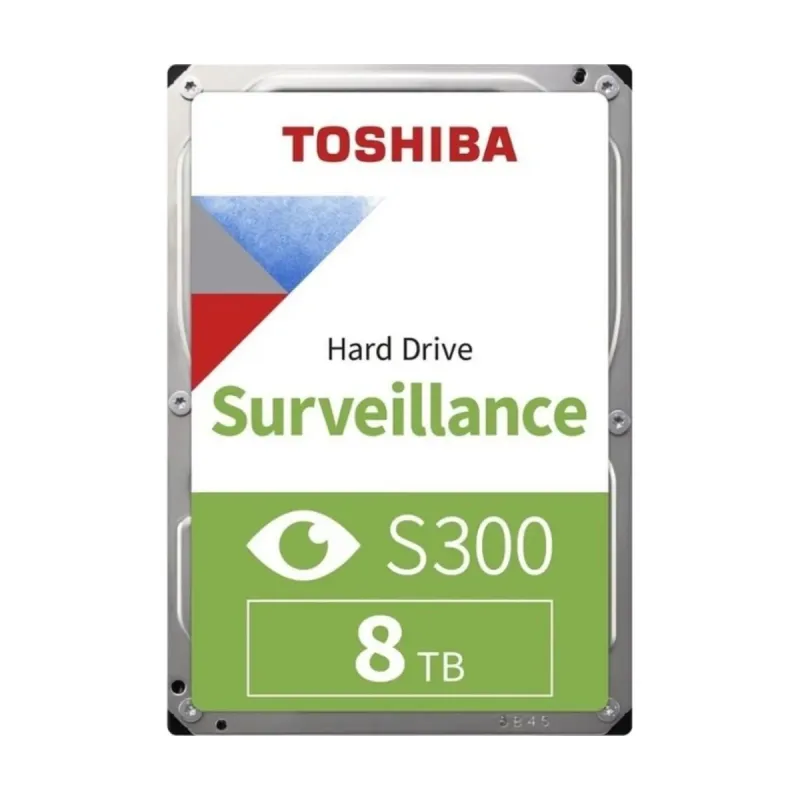 Toshiba S300 8 TB 3.5 İnç SATA 3 7200 RPM Surveillance HDD