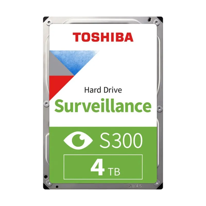 Toshiba S300 4 TB 3.5 İnç SATA 3 5400 RPM Surveillance HDWT840UZSVA HDD
