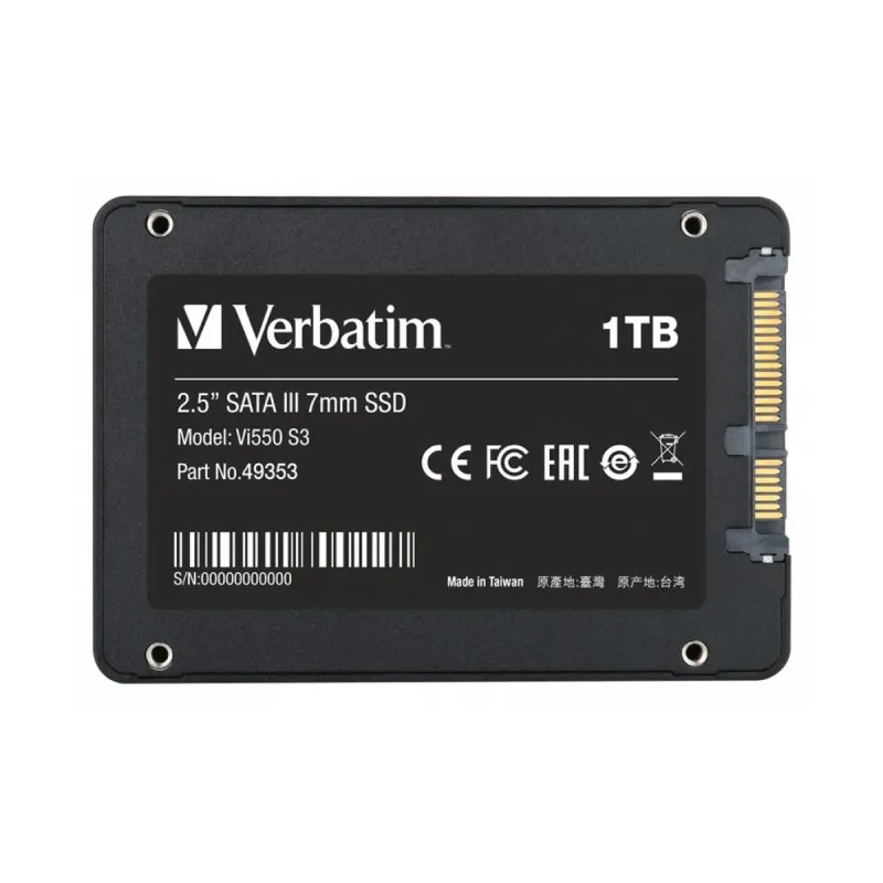 Verbatim Vi550 S3 1 TB 2.5 İnç SATA 3 SSD