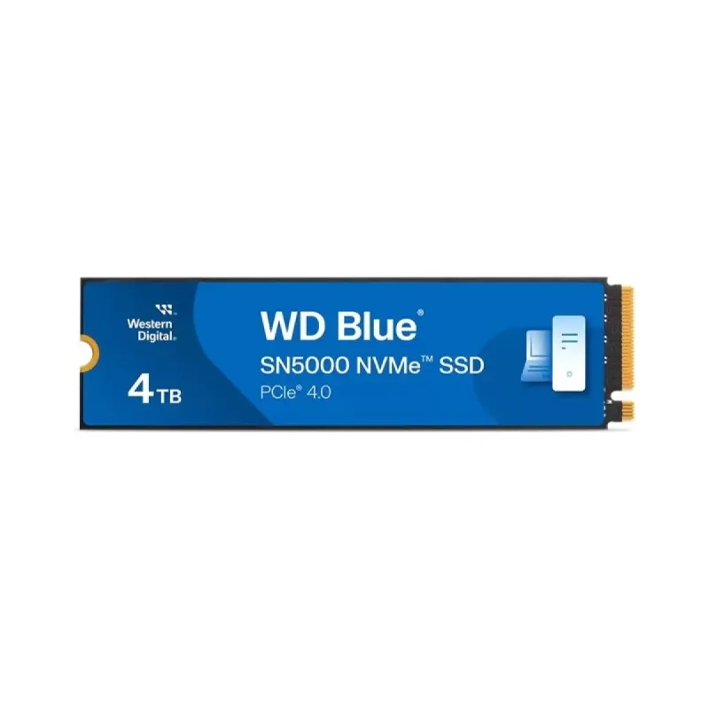 WD Blue SN5000 4 TB M.2 2280 PCIe 4.0 x4 NVMe 5500 MB/s Soğutucusuz SSD