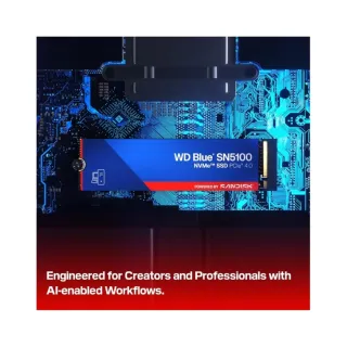 WD Blue SN5100 500 GB M.2 2280 PCIe 4.0 x4 NVMe 6600 MB/s Soğutucusuz SSD