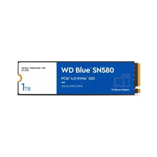 WD Blue SN580 1 TB M.2 2280 PCIe 4.0 x4 NVMe 4150 MB/s SSD