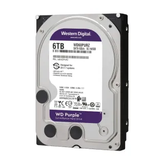 WD Purple 6 TB 3.5 İnç SATA 3 5400 RPM Surveillance WD60PURZ HDD