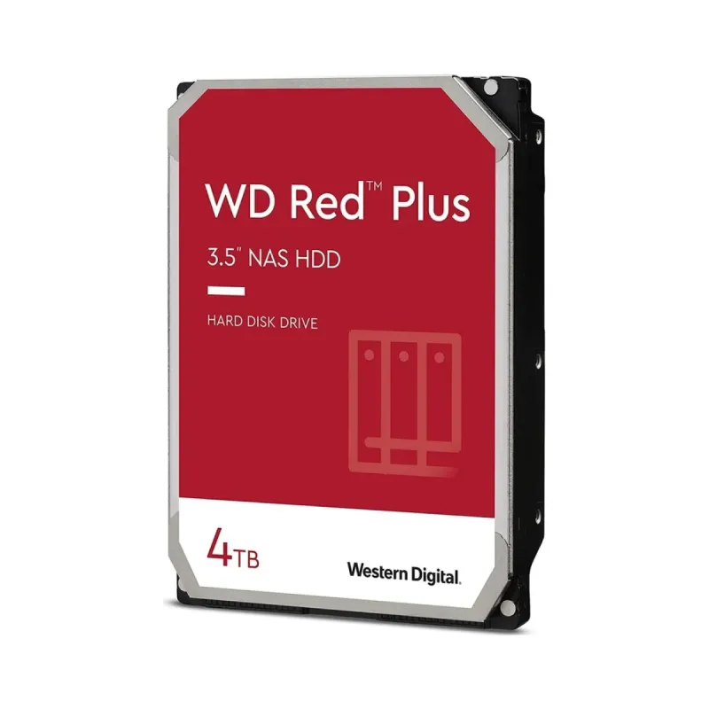 WD Red Plus 4 TB 3.5 İnç SATA 3 5400 RPM NAS WD40EFZX HDD