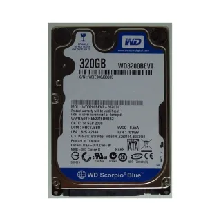 WD Scorpio Blue 320 GB 2.5 İnç SATA 2 5400 RPM WD3200BEVT HDD