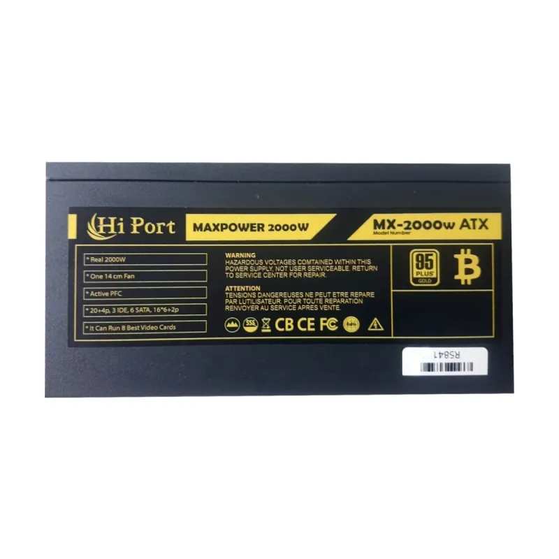Hi Port MX-2000W 2000W Modüler Olmayan Güç Kaynağı