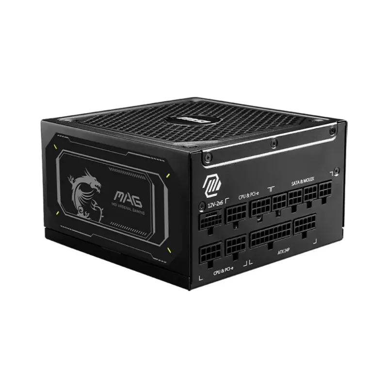 MSI MAG A1000GL 1000W 80 PLUS Gold Tam Modüler ATX 3.1 PCIe 5.1 Güç Kaynağı