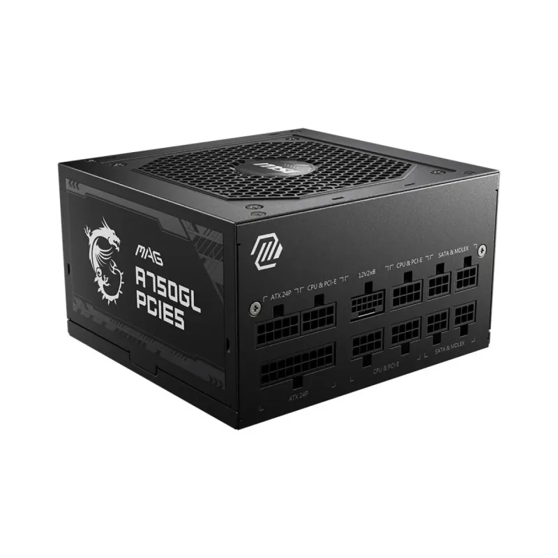 MSI MAG A750GL PCIE5 750W 80 PLUS Gold Tam Modüler ATX 3.1 PCIe 5.1 Güç Kaynağı
