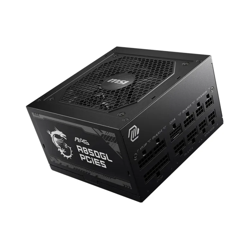 MSI MAG A850GL PCIE5 850W 80 PLUS Gold Tam Modüler ATX 3.1 PCIe 5.1 Güç Kaynağı