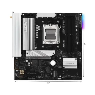ASRock B850M Pro RS WiFi 6E AM5 (LGA 1718) DDR5 mATX Anakart