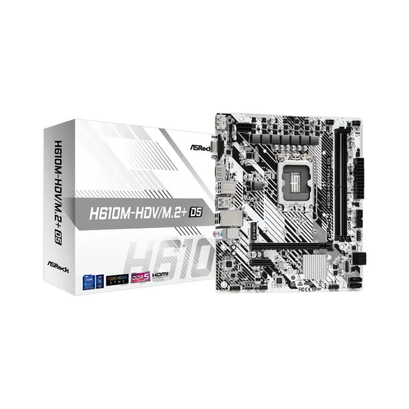 ASRock H610M-HDV/M.2+ D5 LGA 1700 DDR5 mATX Anakart