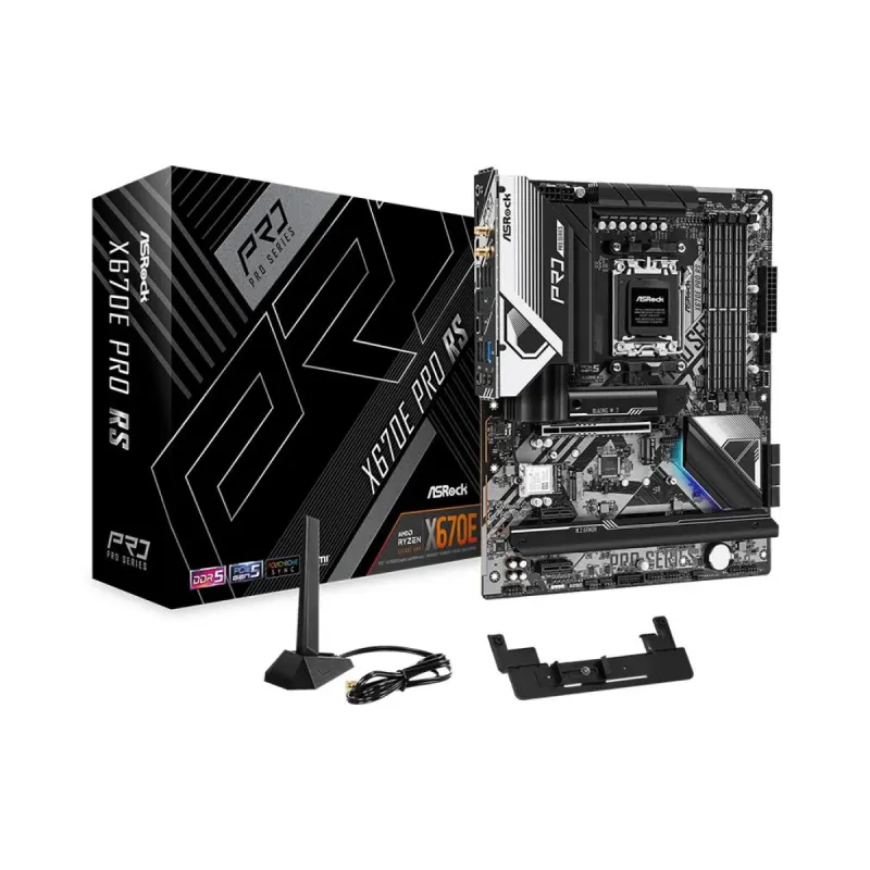 ASRock X670E Pro RS AM5 (LGA 1718) DDR5 ATX WiFi 6E Anakart