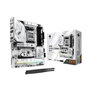 ASRock X870 Steel Legend WiFi 7 AM5 (LGA 1718) DDR5 ATX Anakart