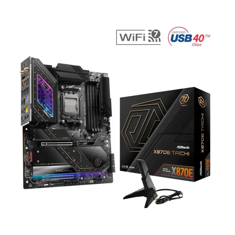 ASRock X870E Taichi AM5 (LGA 1718) DDR5 E-ATX WiFi 7 Anakart