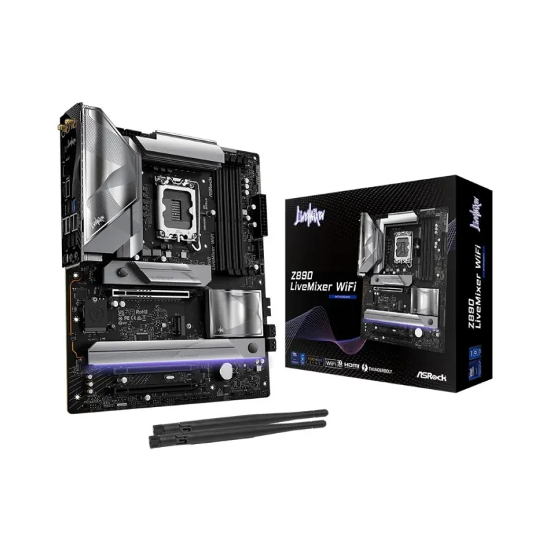 ASRock Z890 LiveMixer WiFi 7 LGA 1851 DDR5 ATX Anakart