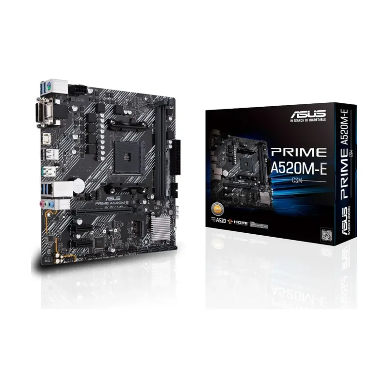 Asus Prime A520M-E/CSM AM4 DDR4 mATX Anakart