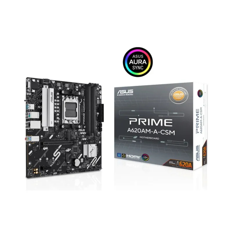 Asus Prime A620AM-A-CSM AM5 (LGA 1718) DDR5 mATX Anakart