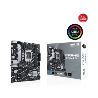 Asus Prime B760M-K D4 LGA 1700 DDR4 mATX Anakart