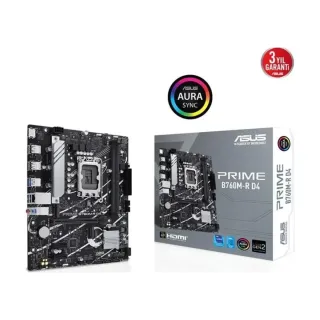 Asus Prime B760M-R D4 LGA 1700 DDR4 mATX Anakart