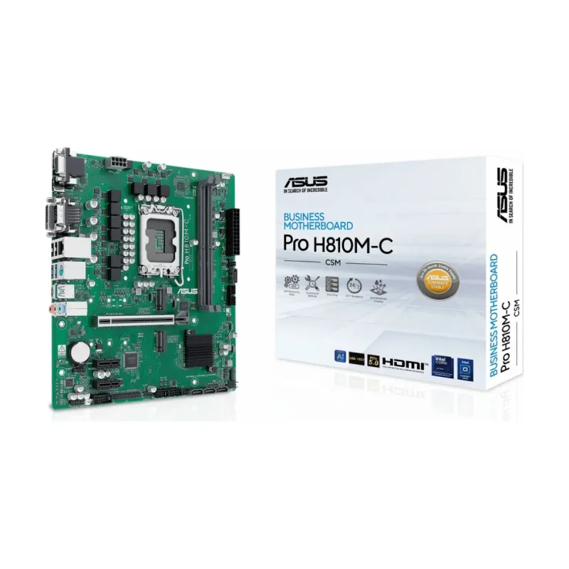Asus Pro H810M-C-CSM LGA 1851 DDR5 mATX Anakart