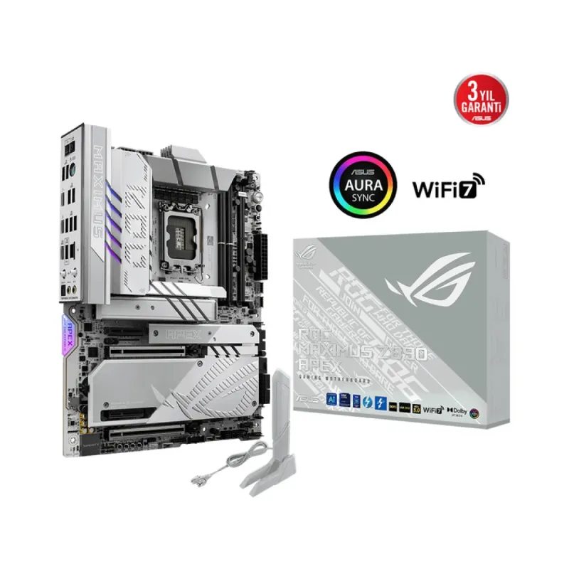 Asus ROG Maximus Z890 Apex LGA 1851 DDR5 ATX WiFi 7 Anakart