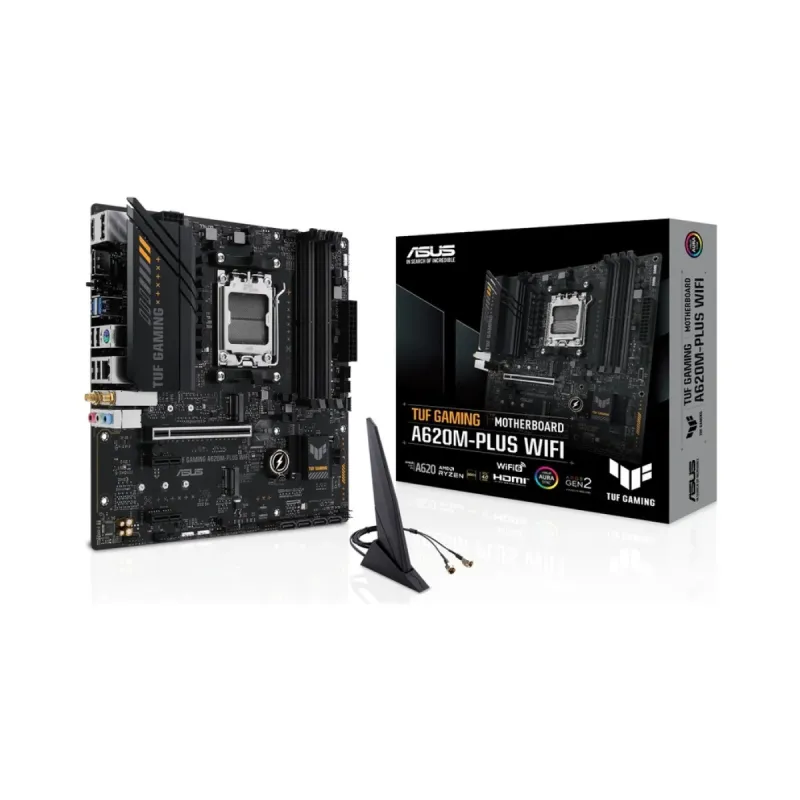 Asus TUF Gaming A620M-Plus WiFi 6 AM5 (LGA 1718) DDR5 mATX Anakart