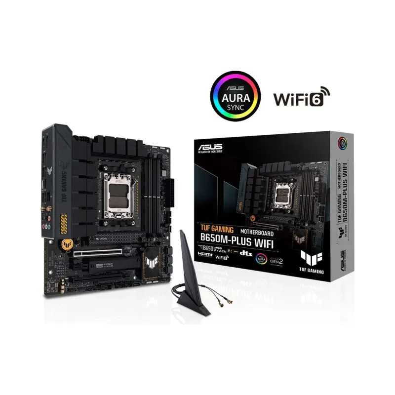 Asus TUF Gaming B650M-Plus WiFi 6 AM5 (LGA 1718) DDR5 mATX Anakart