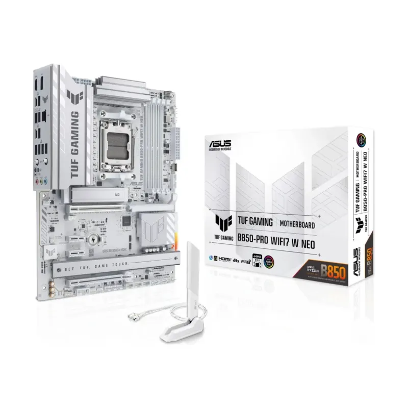 Asus TUF Gaming B850-Pro WiFi7 W Neo AM5 (LGA 1718) DDR5 ATX Anakart