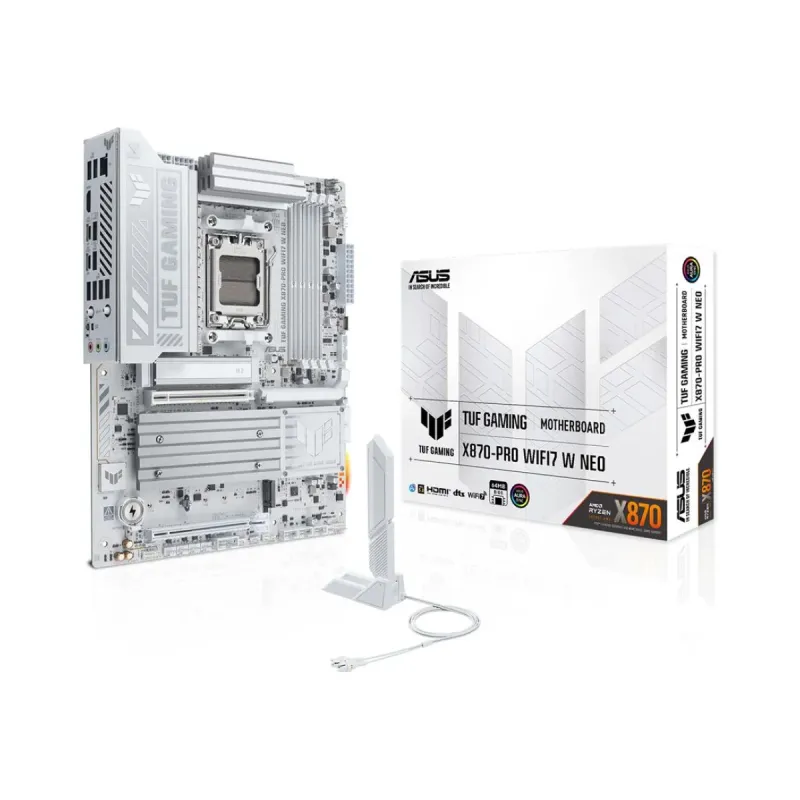 Asus TUF Gaming X870-Pro WiFi7 W Neo AM5 (LGA 1718) DDR5 ATX Anakart