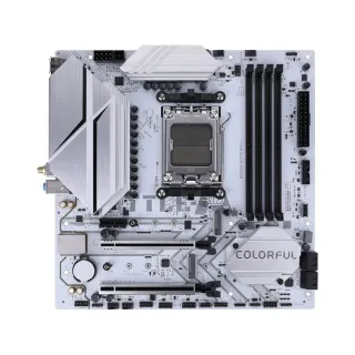 Colorful Battle-AX B650M White WiFi 6 V15 AM5 (LGA 1718) DDR5 mATX Anakart