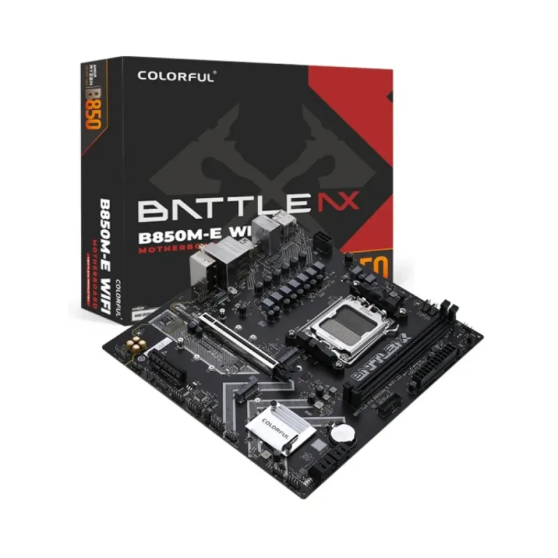 Colorful Battle-AX B850M-E WiFi 6 V14 AM5 (LGA 1718) DDR5 mATX Anakart