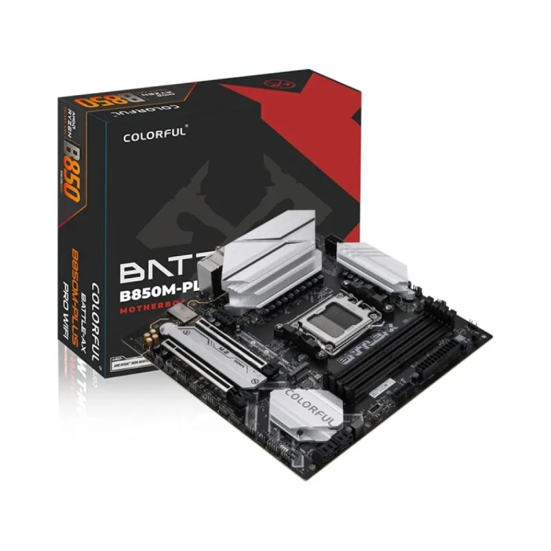Colorful Battle-AX B850M-Plus Pro WiFi 6 V14 AM5 (LGA 1718) DDR5 mATX Anakart