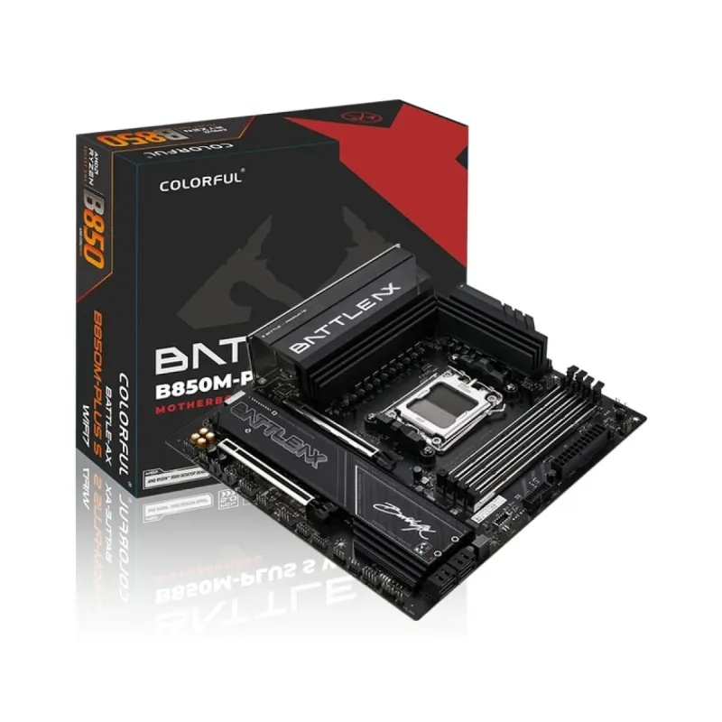 Colorful Battle-AX B850M-Plus S WiFi7 V14 AM5 (LGA 1718) DDR5 mATX Anakart