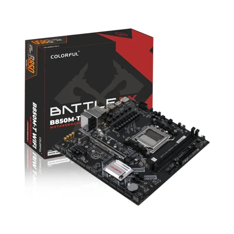 Colorful Battle-AX B850M-T WiFi 6E V14 AM5 (LGA 1718) DDR5 mATX Anakart