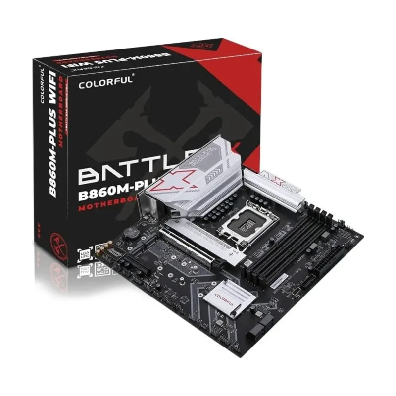 Colorful Battle-AX B860M-Plus WiFi 6 V20 LGA 1851 DDR5 mATX Anakart