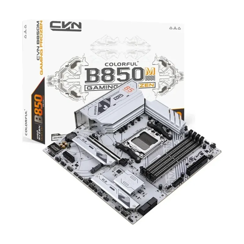 Colorful CVN B850M Gaming Frozen V14A AM5 (LGA 1718) DDR5 mATX WiFi 6 Anakart