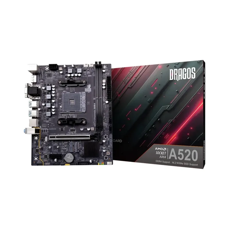 Dragos A520 D4 AM4 DDR4 mATX Anakart