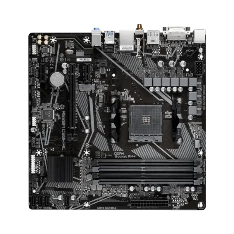 Gigabyte A520M DS3H AC AM4 DDR4 mATX WiFi 5 Anakart