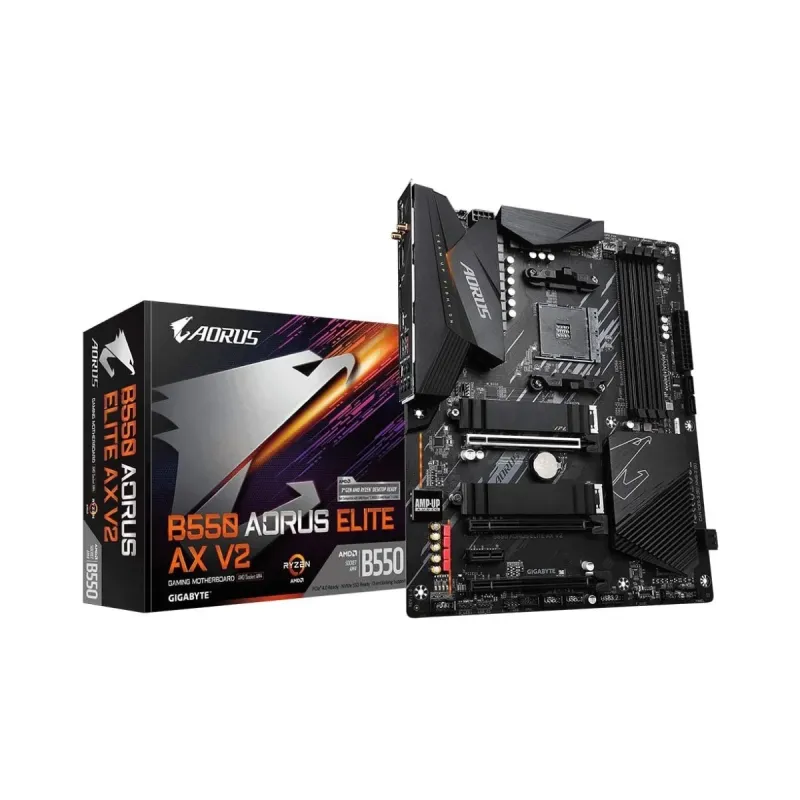 Gigabyte B550 Aorus Elite AX V2 AM4 DDR4 ATX WiFi 6 Anakart