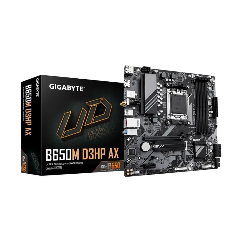 Gigabyte B650M D3HP AX AM5 (LGA 1718) DDR5 mATX WiFi 6E Anakart