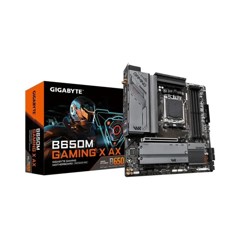 Gigabyte B650M Gaming X AX AM5 (LGA 1718) DDR5 mATX WiFi 6E Anakart