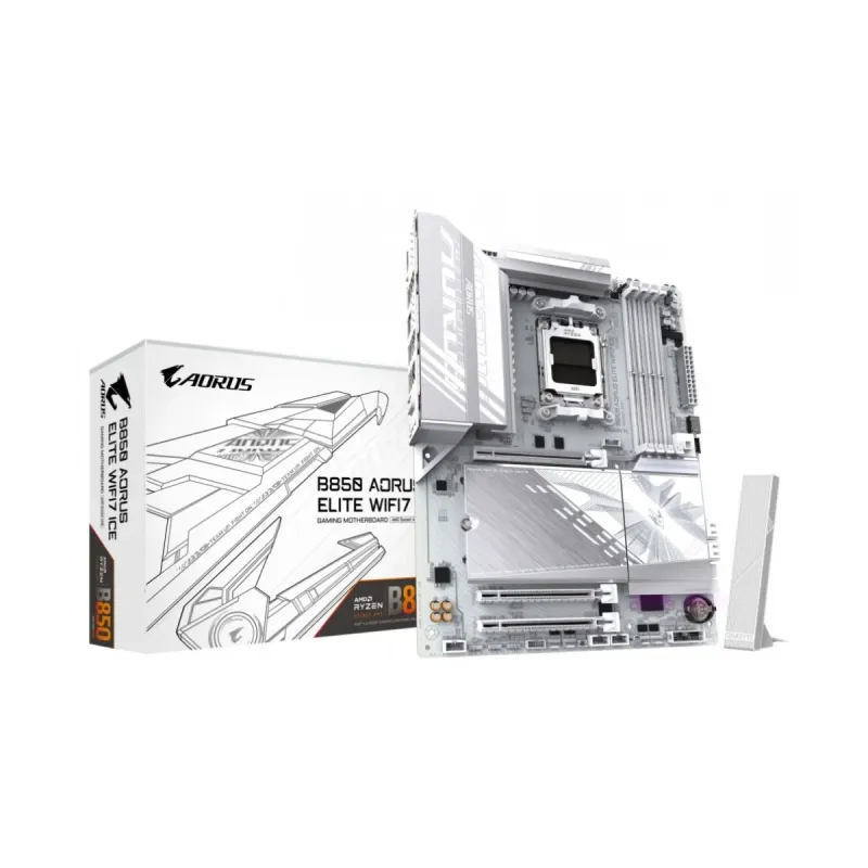 Gigabyte B850 Aorus Elite WiFi7 Ice AM5 (LGA 1718) DDR5 ATX Anakart