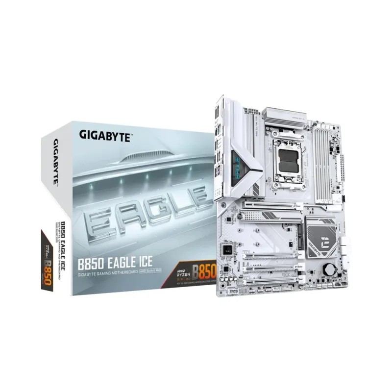 Gigabyte B850 Eagle Ice AM5 (LGA 1718) DDR5 ATX Anakart