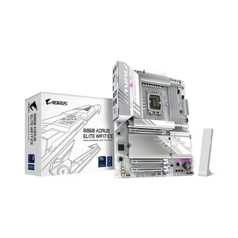 Gigabyte B860 Aorus Elite WiFi7 Ice LGA 1851 DDR5 ATX Anakart