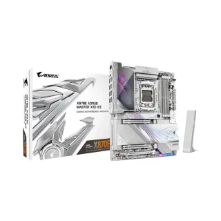 Gigabyte X870E Aorus Master X3D Ice AM5 (LGA 1718) DDR5 ATX WiFi 7 Anakart