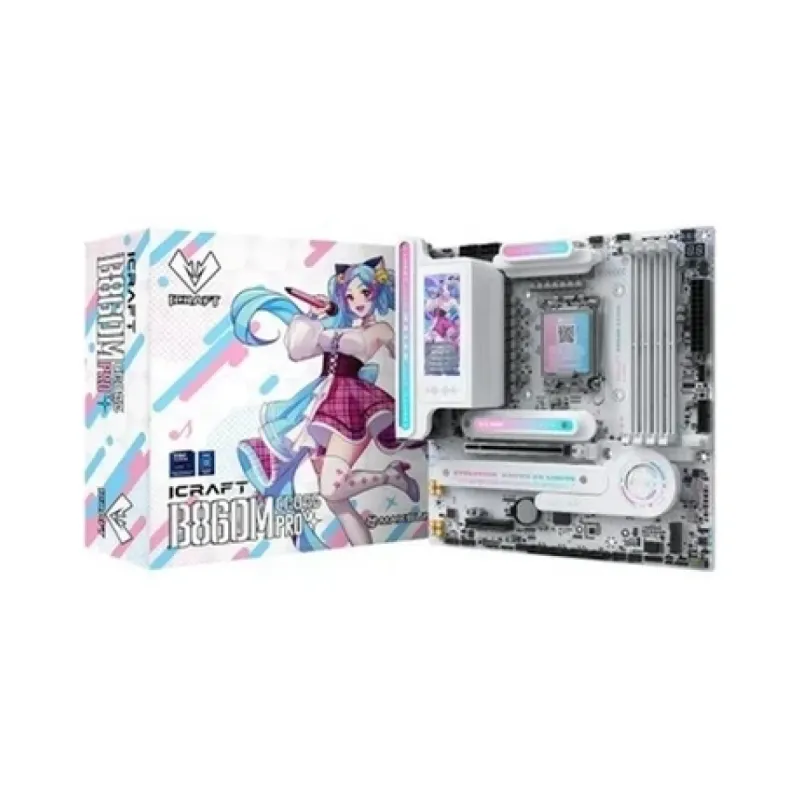 Maxsun iCraft B860M Cross Pro LGA 1851 DDR5 mATX WiFi 6E Anakart