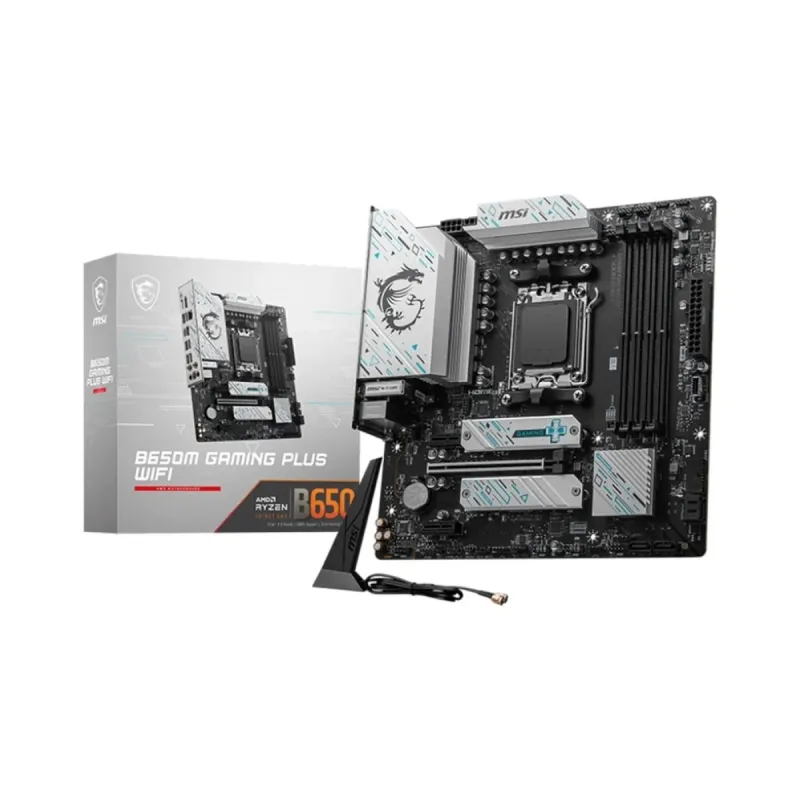 MSI B650M Gaming Plus WiFi 6E AM5 (LGA 1718) DDR5 mATX Anakart